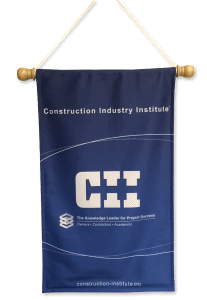 Construction Industry Institute Banner | Products | Podium Banners | Giant Printing