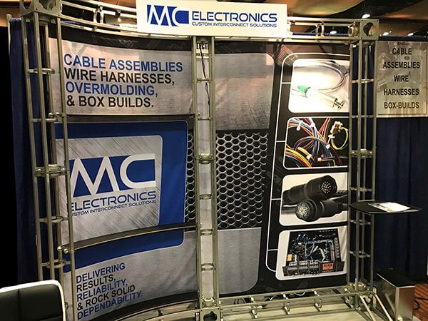 MC Electronics Fabric Backdrop | Truss Display Systems | Giant Printing Austin, TX