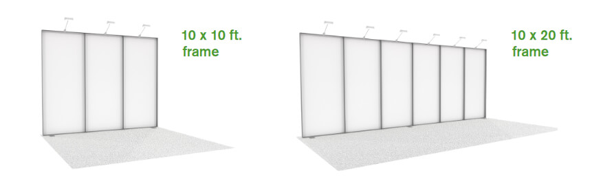 hardwall booth configurations